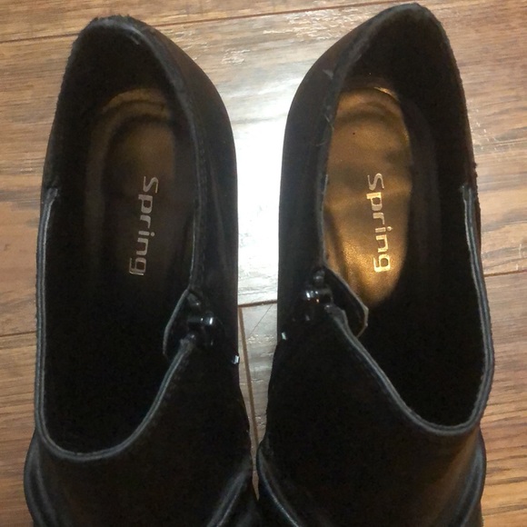 Black Ankle Boots - Picture 3 of 4